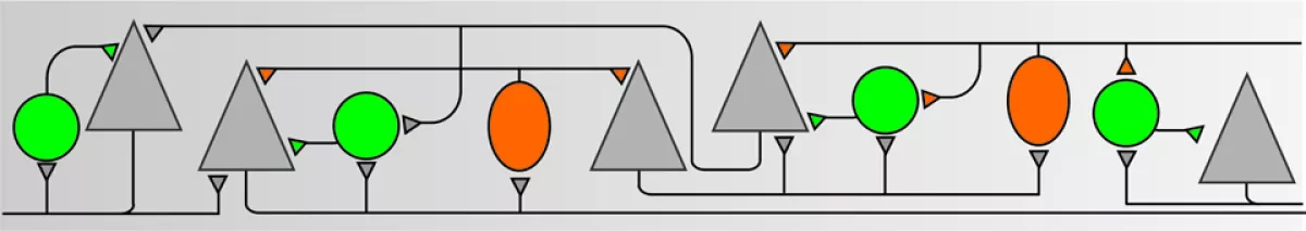 graphic banner of circuit illustration